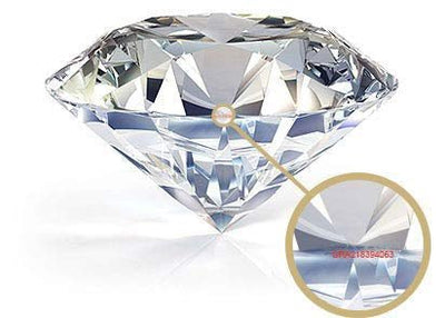 Inel reglabil din argint cu diamant Moissanite 1ct Pure Brilliance